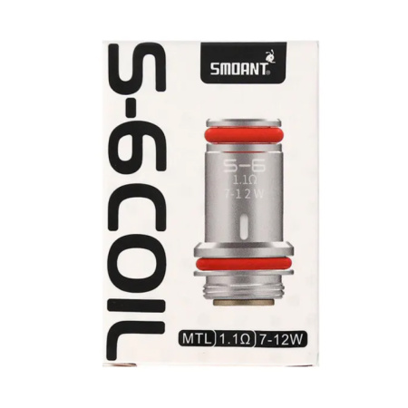 Испаритель Smoant Santi S-6 1.1ohm Coil в наличии. Якутск. Купить сейчас! XB store