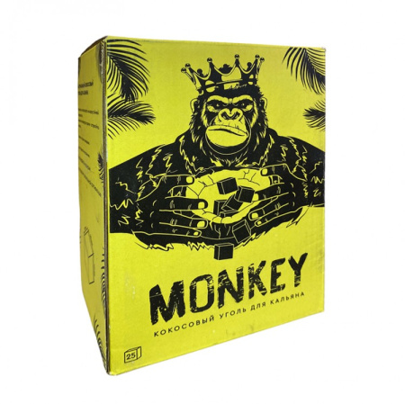 Уголь для кальяна Monkey 1кг 25 мм в наличии. Якутск. Купить сейчас! XB store