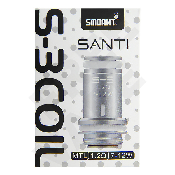 Испаритель Smoant Santi S-3  1.2Ом в наличии. Якутск. Купить сейчас! XB store