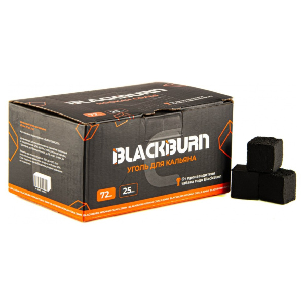 Уголь для кальяна BlackBurn 1кг 25мм в наличии. Якутск. Купить сейчас! XB store