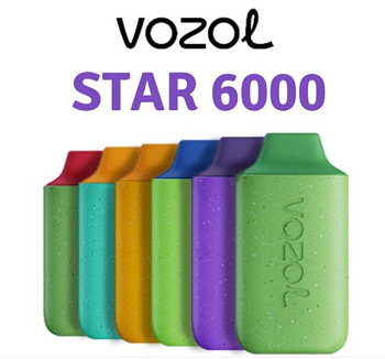 Электронная сигарета VOZOL STAR (до 6000 затяжек) 11ml в наличии. Якутск. Купить сейчас! XB store