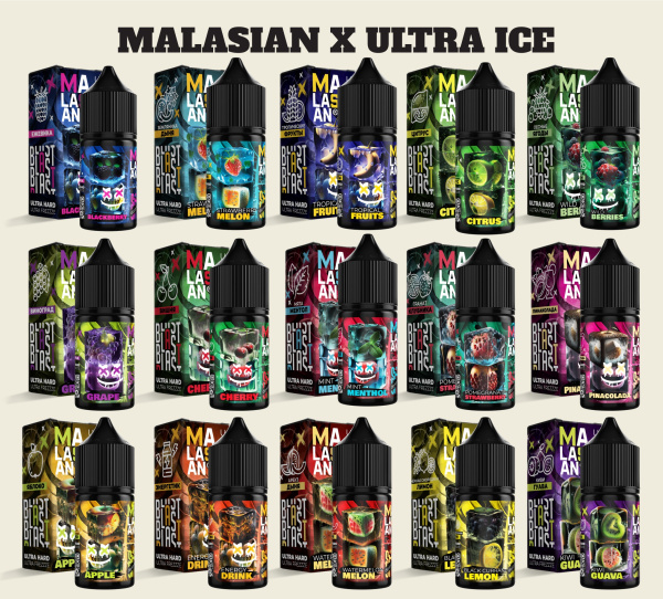Жидкость для вейпа MALASIAN ULTRA ICE (30мл) в наличии. Якутск. Купить сейчас! XB store