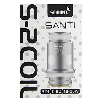 Испаритель Smoant Santi S-2 0.6Ом в наличии. Якутск. Купить сейчас! XB store